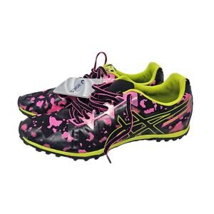 NEW Asics 10 Cross Freak 2 Cross-country Running Shoe Pink Black Cleat